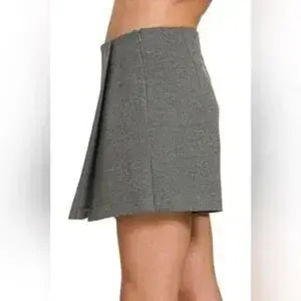 Zenana Wrap Front Skort - Picture 3 of 4